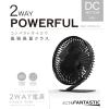 「TOPLAND 14cm DCコンパクトファン 2電源対応 USB パワフル風量 スチール台座 SFーDK38 BK 1台」の商品サムネイル画像2枚目