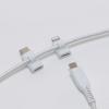 「【アウトレット】ミヨシ 高耐久3Wayらいとにんぐケーブル 1.0m ホワイト SLC-3W12/WH 1本　Lightning　ライトニング」の商品サムネイル画像2枚目