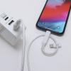 「【アウトレット】ミヨシ 高耐久3Wayらいとにんぐケーブル 1.0m ホワイト SLC-3W12/WH 1本　Lightning　ライトニング」の商品サムネイル画像4枚目