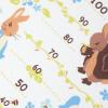 「【アウトレット】丸眞 ピーターラビット ピーターと一緒 身長計湯上げタオル 5605006500 1枚　赤ちゃん向け　おくるみタオル」の商品サムネイル画像2枚目