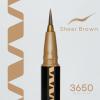 「3650（san roku go zero） リキッドアイライナー シアーブラウン D-Neeコスメ」の商品サムネイル画像2枚目