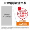 「LED電球 E17 パナソニック ミニクリプトン パルック 40W形 温白色 広配光 Ra80 LDA4WWGE17SK4 1個」の商品サムネイル画像6枚目