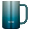 「サーモス 真空断熱ジョッキ 600ml ブルーグリーン JDK-601C BLGR 1個」の商品サムネイル画像2枚目