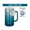 「サーモス 真空断熱ジョッキ 720ml ブルーグリーン JDK-721C BLGR 1個」の商品サムネイル画像8枚目