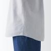 「【メンズ】無印良品 洗いざらしオックスボタンダウン半袖シャツ 紳士 L ライトグレー 良品計画」の商品サムネイル画像7枚目