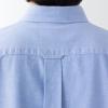 「【メンズ】無印良品 洗いざらしオックスボタンダウン半袖シャツ 紳士 M サックスブルー 良品計画」の商品サムネイル画像8枚目