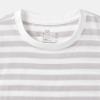 「無印良品 クルーネック半袖Tシャツ キッズ 110 ライトグレーボーダー 良品計画」の商品サムネイル画像4枚目