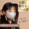 「大容量 白元アース ビースタイル 立体タイプ ふつうサイズ ミルクティーベージュ 1セット（20枚入×3箱）カラーマスク」の商品サムネイル画像3枚目