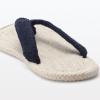 「無印良品 ルームサンダル 鼻緒 M 23.5〜25cm用 生成×ネイビー 良品計画」の商品サムネイル画像5枚目