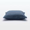 「無印良品 洗いざらし麻綿ストライプ座ぶとんカバー 55×59cm用 ブルー 良品計画」の商品サムネイル画像2枚目