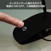 「【アウトレット】ミヨシ USB LEDライト クリップタイプ ブラック USL-06/BK 1個　タッチセンサー　3段階調光　読書　角度調整」の商品サムネイル画像3枚目