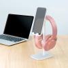 「【アウトレット】ミヨシ ヘッドホンスタンド ホワイト HST-02/WH 1個　スマホスタンド」の商品サムネイル画像4枚目