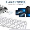 「キーボード ワイヤレス ウルトラスリムフルサイズ 2.4Gワイヤレスキーボード GKJ22S iClever」の商品サムネイル画像3枚目