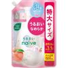 「ナイーブ 泡 ボディソープ うるおいタイプ 詰め替え 大容量 桃の葉 石鹸 石けん 保湿 子供 キッズ ベビー ソープ」の商品サムネイル画像6枚目