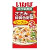 「いなば ささみと緑黄色野菜 犬 ビーフ入り（60g×3袋）3袋 ドッグフード ウェット パウチ」の商品サムネイル画像2枚目