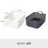 「Like-it（ライクイット） スタッキングトップ バスケット ワイド 洗濯かご ホワイト スタッキング可能 1個」の商品サムネイル画像7枚目