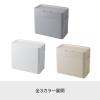 「Like-it（ライクイット） フタ付きゴミ箱 シールズ 9.5L ベージュ 密閉ダストボックス 日本製 1個 スリム キッチン」の商品サムネイル画像2枚目