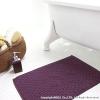 「バスマット Ag+ ブリーク タオル地 40×60cm パープル 1枚 オカ」の商品サムネイル画像4枚目