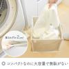 「PiatTo（ピアット）折り畳める マルチバスケット シングル カーキ ランドリーバスケット 収納BOX 1個 藤栄」の商品サムネイル画像3枚目