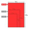 「今村紙工 白画用紙 中厚口 四つ切 100枚 S4-100 1包」の商品サムネイル画像3枚目