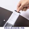 「アスクル　リングファイル　A4タテ　D型2穴　背幅41mm　クリアブラック　黒　10冊　ユーロスタイル  オリジナル」の商品サムネイル画像7枚目