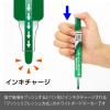 「ぺんてる ホワイトボードマーカーノックル 細字丸芯 緑 EMWLS-D 1セット（5本）」の商品サムネイル画像3枚目