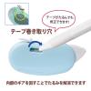 「プラス テープのり 使い切り norino beans（ノリノビーンズ）しっかり貼れる 10m ペールブルー 2個 54415」の商品サムネイル画像9枚目