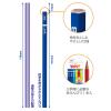 「【アウトレット】かきかた鉛筆 ippo! 低学年用 2B 六角軸 プリント MP-SKRW04-2B 12本入 2ダース トンボ鉛筆」の商品サムネイル画像3枚目