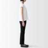 「無印良品 スムース編みフレンチスリーブTシャツ 婦人 M 白 1セット（2枚） 良品計画」の商品サムネイル画像5枚目