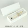 「セーラー万年筆 四季織 雪月空葉 名月 万年筆 MF(中細字) 101624303 1本」の商品サムネイル画像6枚目