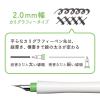 「セーラー万年筆 万年筆ペン先のつけペン hocoro 2mm幅 グレー 120137221 1個」の商品サムネイル画像4枚目