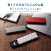 「【アウトレット】エレコム メモリカードケース microSD アルミ クリップ付 Sサイズ ブラック CMC-SDCAL03BK 1個　収納」の商品サムネイル画像2枚目