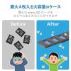 「【アウトレット】エレコム メモリカードケース microSD アルミ クリップ付 Sサイズ ブラック CMC-SDCAL03BK 1個　収納」の商品サムネイル画像3枚目