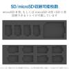 「【アウトレット】エレコム メモリカードケース SD+microSD アルミ クリップ付 Mサイズ ブラック CMC-SDCAL01BK 1個」の商品サムネイル画像4枚目
