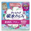 「大容量 吸水ナプキン チャームナップ 吸水さらフィ ふんわり肌 中量用 50cc 無香料 羽なし 23cm 1セット（36枚入×3パック）」の商品サムネイル画像2枚目