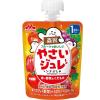 「【1歳頃から】森永 フルーツでおいしいやさいジュレ 赤い野菜とくだもの 70g　3個　ベビーフード　離乳食　ゼリー飲料」の商品サムネイル画像2枚目