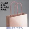 「手提げ紙袋　丸紐　ブライトーンパールタイプ　パールローズ　M　1箱（90枚：10枚入×9袋）　スーパーバッグ  オリジナル」の商品サムネイル画像5枚目