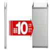 「セキセイ　のびーるファイル　エスヤード　A4タテ　グレー　100冊　AE-50F-70」の商品サムネイル画像2枚目