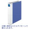 「キングジム クリアーファイル差し替え式（大量ポケット） A4タテ 50ポケット 背幅54mm 青 3139-3アオ 5冊」の商品サムネイル画像2枚目