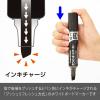 「ぺんてる ホワイトボードマーカーノックル 太字平芯 黒 EMWL6W-A  1セット（5本）」の商品サムネイル画像4枚目