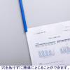 「アスクル レール式クリアーホルダースリム ファイル A4タテ 約20枚とじ 青（ブルー） PP製 20袋（200冊）  オリジナル」の商品サムネイル画像2枚目