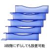 「ソニック トレー レタートレー メガタフトレー クリアブルー DA-2658-CB」の商品サムネイル画像5枚目