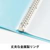「Matakul 交換式クリアーブック（A4タテ) 背幅25mm ライトブルー 表紙部分に使用済みクリアホルダーからつくった再生材65％配合 1冊 オリジナル」の商品サムネイル画像4枚目
