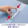 「コクヨ ポップリングファイル A4タテ 丸型2穴 背幅31mm 150枚収容 緑 フ-P420NG」の商品サムネイル画像2枚目