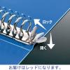 「コクヨ　クリヤーブック（替紙式）　A4タテ　30穴　23ポケット　赤　レッド　ラ-460R　1冊」の商品サムネイル画像2枚目