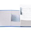 「アスクル　パイプ式ファイル片開き　ベーシックカラー（2穴）　A4タテ　とじ厚100mm背幅116mm　ブルー  オリジナル」の商品サムネイル画像3枚目