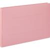 「アスクル　背幅伸縮ファイル　A4ヨコ　紙製　50冊　ピンク  オリジナル」の商品サムネイル画像1枚目
