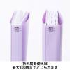 「アスクル フラットファイル PP製 A4タテ 厚とじ 背幅28mm FF-P2S バイオレット（紫） 30冊 オリジナル」の商品サムネイル画像4枚目