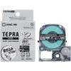 「テプラ TEPRA PROテープ マットタイプ 幅12mm 透明ラベル(白文字) SB12TS 1個 キングジム」の商品サムネイル画像1枚目