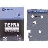 「テプラ TEPRA TR 【純正】 テープ　カートリッジ 幅12mm 青ラベル(黒文字) TC12B 1個 キングジム」の商品サムネイル画像1枚目